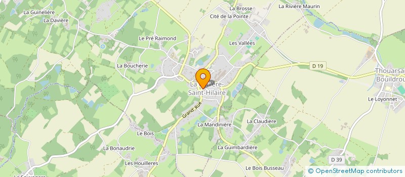 localisation de l'entreprise ADMR DE LA CAILLERE ST HILAIRE à LA CAILLERE-SAINT-HILAIRE