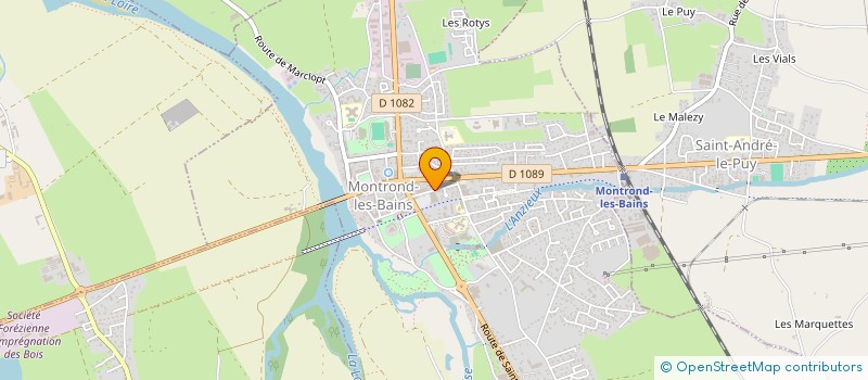 localisation de l'entreprise ADMR DE LA PLAINE SERVICE FAMILLE à MONTROND-LES-BAINS