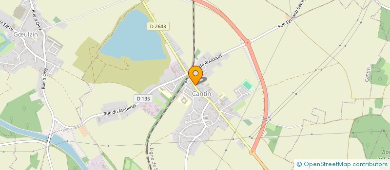 localisation de l'entreprise ADMR DE LA REGION D'ARLEUX  CANTIN