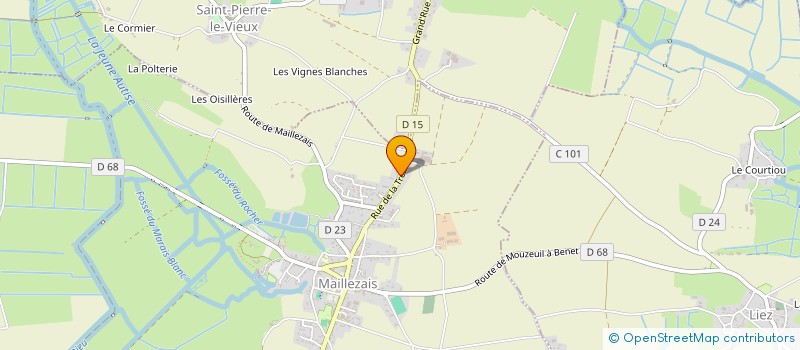 localisation de l'entreprise ADMR DE MAILLEZAIS à MAILLEZAIS