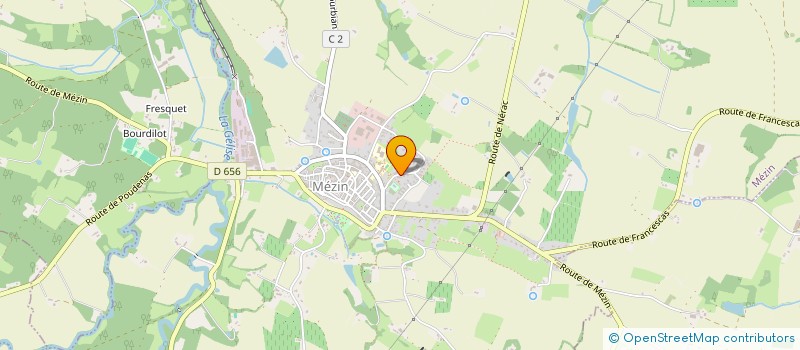 localisation de l'entreprise ADMR DE MEZIN  MEZIN