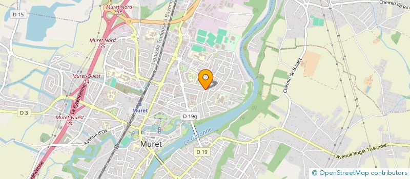localisation de l'entreprise ADMR DE MURET à MURET