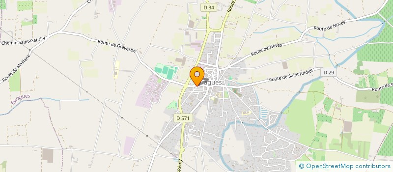 localisation de l'entreprise ADMR DE NOVES à EYRAGUES