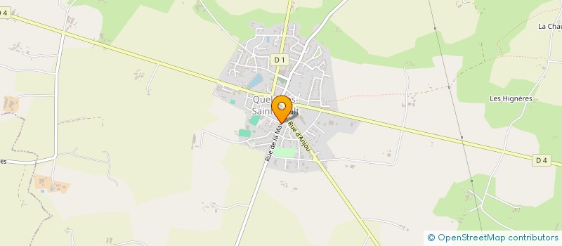 localisation de l'entreprise ADMR DE QUELAINES SAINT GAULT  QUELAINES-SAINT-GAULT