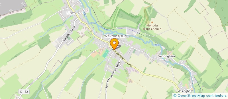 localisation de l'entreprise ADMR DE QUERCAMPS à QUERCAMPS