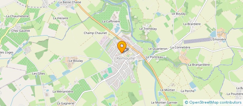 localisation de l'entreprise ADMR DE REMOUILLE à REMOUILLE
