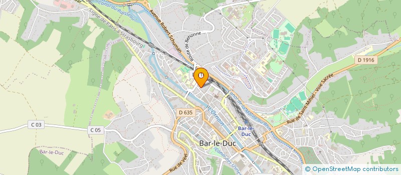 localisation de l'entreprise ADMR DE REVYDUC à BAR-LE-DUC