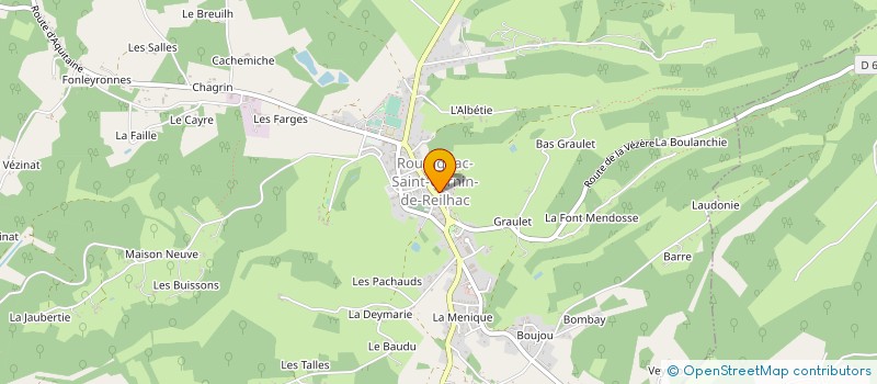 localisation de l'entreprise ADMR DE ROUFFIGNAC SAINT CERNIN à ROUFFIGNAC-SAINT-CERNIN-DE-REILHAC