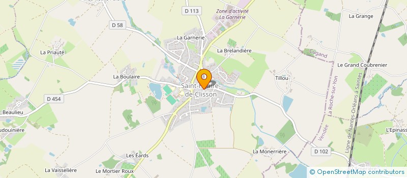 localisation de l'entreprise ADMR DE SAINT LUMINE DE CLISSON à SAINT-LUMINE-DE-CLISSON