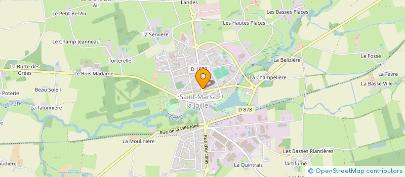 localisation de l'entreprise ADMR DE SAINT MARS LA JAILLE à VALLONS-DE-L'ERDRE