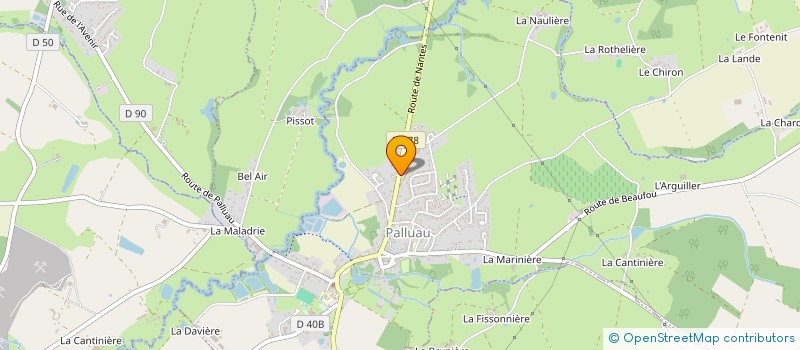 localisation de l'entreprise ADMR DE ST CHRISTOPHE DU LIGNERON à PALLUAU