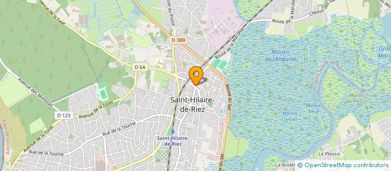 localisation de l'entreprise ADMR DE ST HILAIRE DE RIEZ à SAINT-HILAIRE-DE-RIEZ