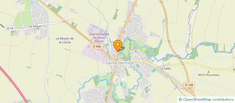 localisation de l'entreprise ADMR DE STE HERMINE à SAINTE-HERMINE