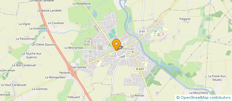 localisation de l'entreprise ADMR DE TINTENIAC  TINTENIAC