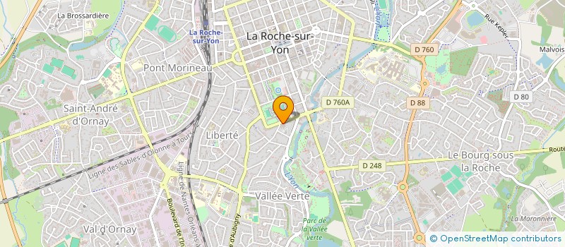 localisation de l'entreprise ADMR DES MAISONS DE VIE à LA ROCHE-SUR-YON