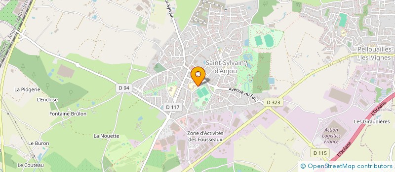 localisation de l'entreprise ADMR DES PORTES D ANGERS à VERRIERES-EN-ANJOU
