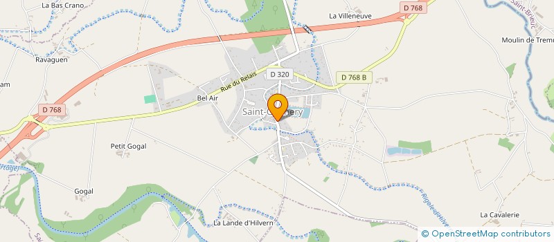 localisation de l'entreprise ADMR DU BLAVET A L' OUST  PONTIVY