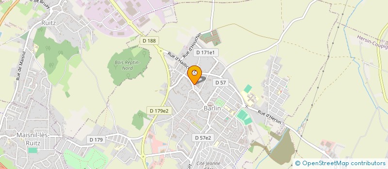 localisation de l'entreprise ADMR DU BRUAYSIS à BARLIN