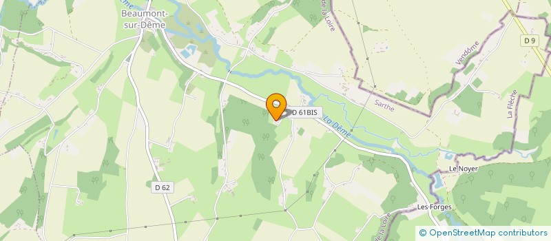 localisation de l'entreprise ADMR DU CHARTRE SUR LE LOIR à LA CHARTRE-SUR-LE-LOIR