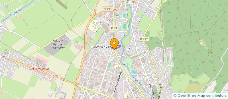 localisation de l'entreprise ADMR DU GRAND PONTARLIER à PONTARLIER