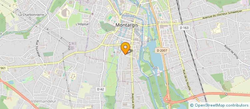 localisation de l'entreprise ADMR DU MONTARGOIS à MONTARGIS