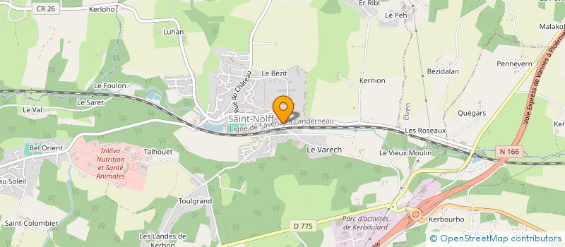 localisation de l'entreprise ADMR DU PAYS DE L ARGOET à SAINT-NOLFF