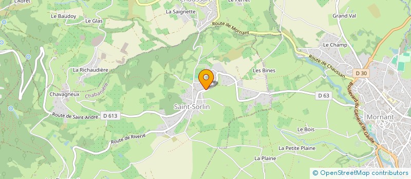 localisation de l'entreprise ADMR DU PAYS MORNANTAIS à SAINT-LAURENT-D'AGNY