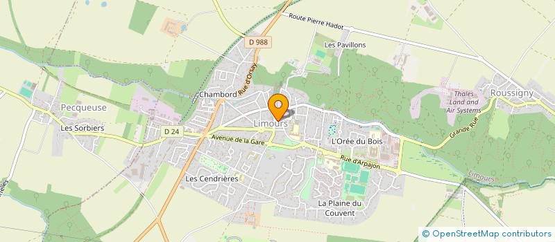 localisation de l'entreprise ADMR DU VAL D'ESSONNE à LIMOURS