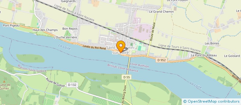 localisation de l'entreprise ADMR DU VAL DE LOIRE à LOIRE-AUTHION