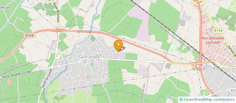 localisation de l'entreprise ADMR ENFANCE ET FAMILLE à SAINT-ANDRE