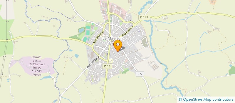 localisation de l'entreprise ADMR EVRE ET MAUGES à LE MAY-SUR-EVRE