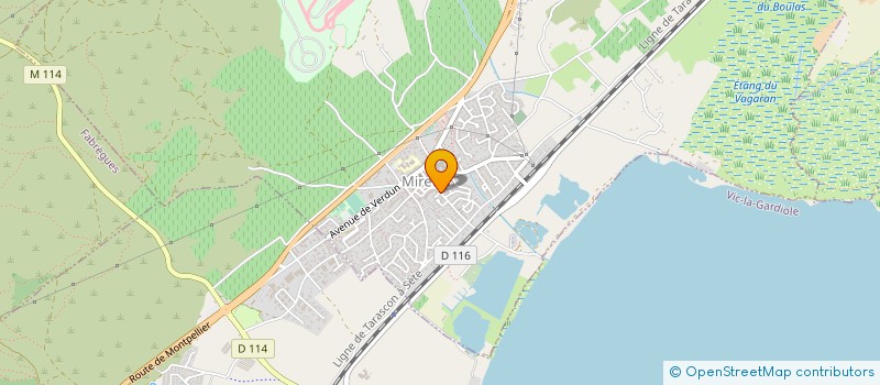 localisation de l'entreprise ADMR FRONTIGNAN à FRONTIGNAN