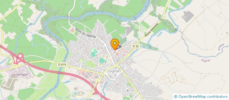 localisation de l'entreprise ADMR GIGNAC à GIGNAC