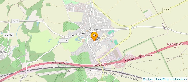 localisation de l'entreprise ADMR GUEUX REFERENCE SERVICE A LA PERSONNE à GUEUX