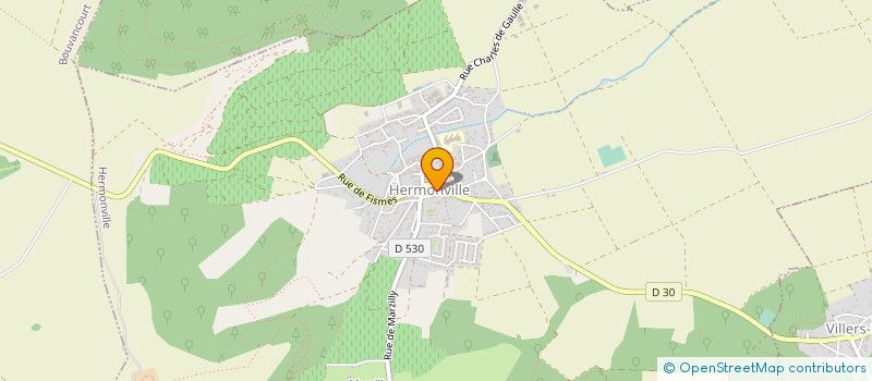 localisation de l'entreprise ADMR HERMONVILLE REFERENCE SERVICE A LA PERSONNE à HERMONVILLE