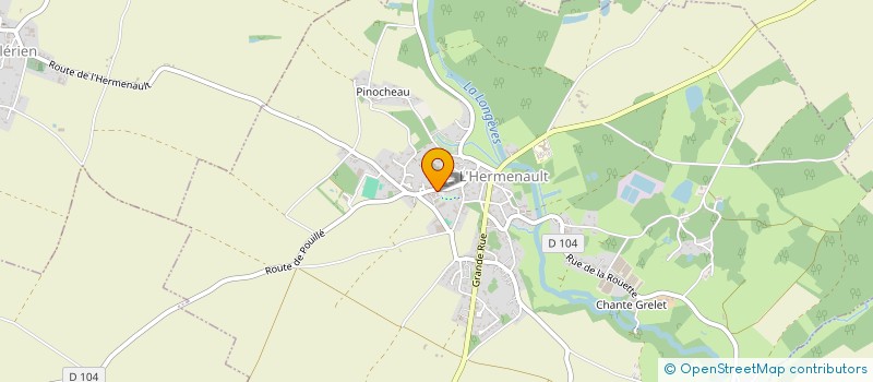 localisation de l'entreprise ADMR L HERMENAULT à L'HERMENAULT