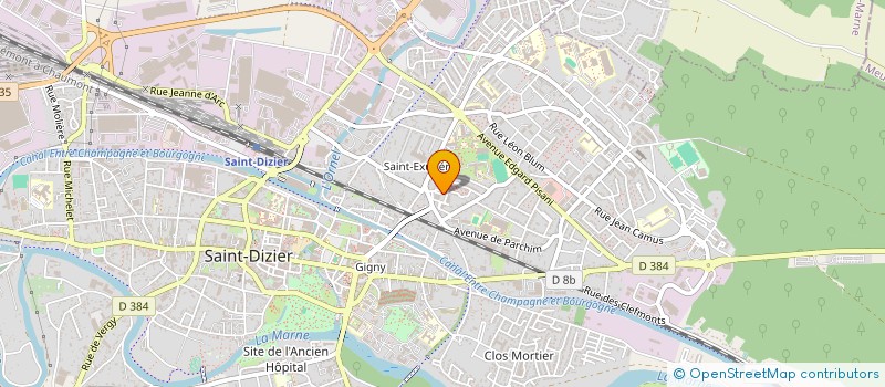 localisation de l'entreprise ADMR LA CHAMPENOISE 52 à SAINT-DIZIER