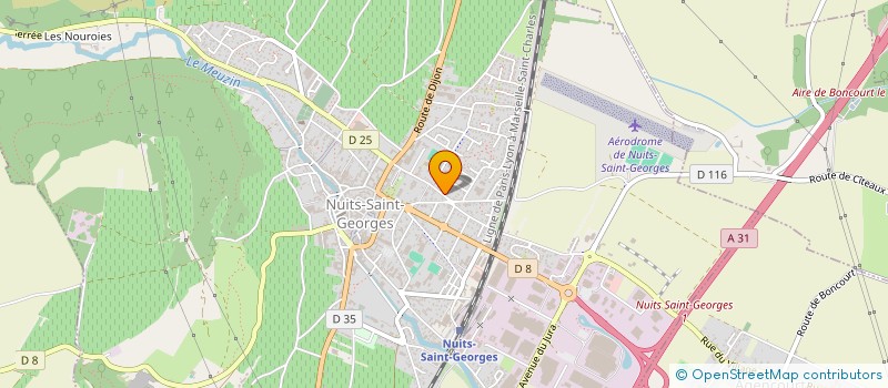 localisation de l'entreprise ADMR LA COCCINNELLE à NUITS-SAINT-GEORGES
