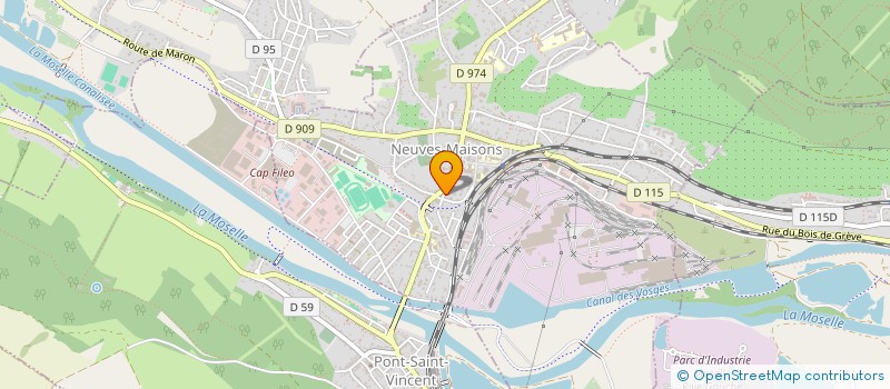 localisation de l'entreprise ADMR LES MIRABELLIERS  NEUVES-MAISONS