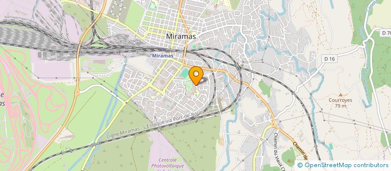 localisation de l'entreprise ADMR LES PITCHOUNS à MIRAMAS