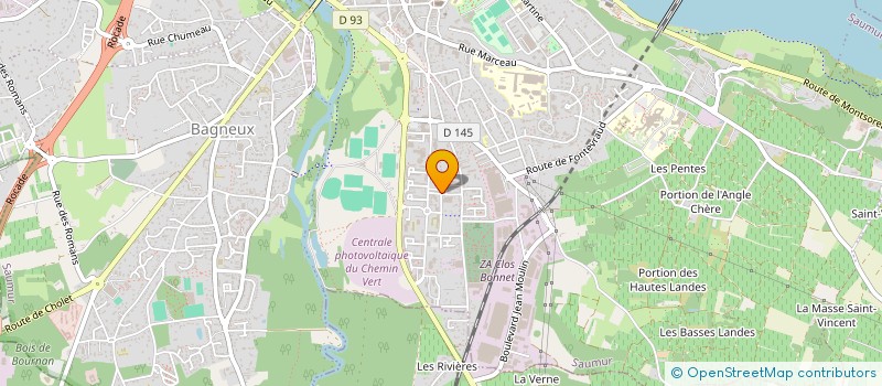 localisation de l'entreprise ADMR LES TUFFEAUX à SAUMUR