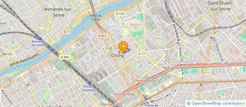 localisation de l'entreprise ADMR LES VALLEES à CLICHY