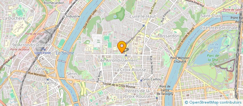 localisation de l'entreprise ADMR LYON à LYON