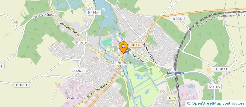 localisation de l'entreprise ADMR MAINTENON à MAINTENON