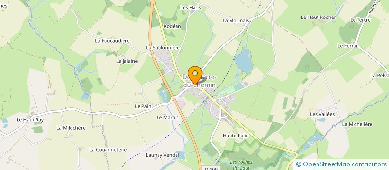 localisation de l'entreprise ADMR MELUSINE à LA CHAPELLE FLEURIGNE