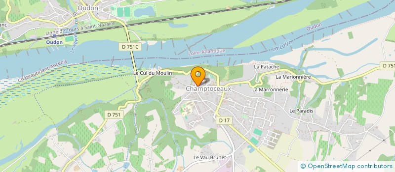 localisation de l'entreprise ADMR OREE D ANJOU à OREE-D'ANJOU
