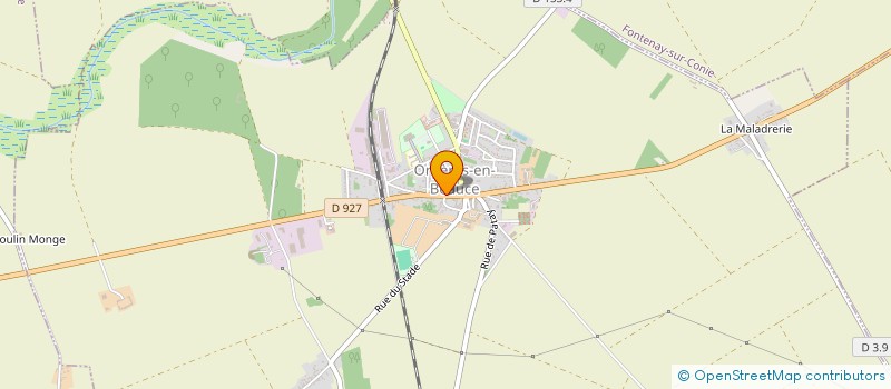 localisation de l'entreprise ADMR ORGERES EN BEAUCE à ORGERES-EN-BEAUCE