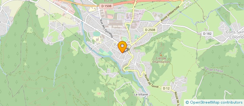 localisation de l'entreprise ADMR PAYS DE FAVERGES à FAVERGES-SEYTHENEX