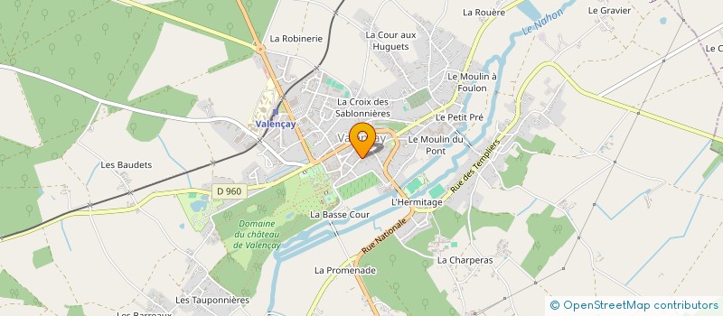 localisation de l'entreprise ADMR PAYS DE VALENCAY à VALENCAY