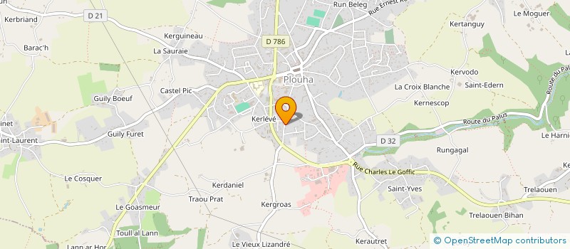 localisation de l'entreprise ADMR PETITE ENFANCE PLOUHA  PLOUHA